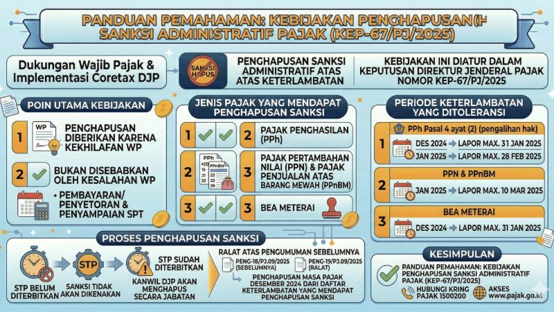 Pemerintah Umumkan Penghapusan Sanksi Administratif Pajak: Simak Ketentuannya!