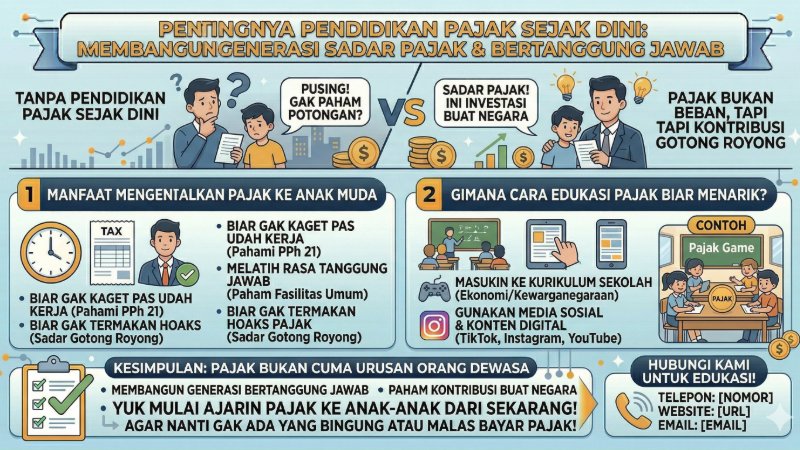 Pentingnya Pendidikan Pajak Sejak Dini untuk Meningkatkan Kesadaran Generasi Muda